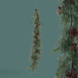 Ghirlanda con cipresso e pigne 120 tips • H 25 cm