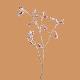 Pezzi 12 • Ramo rosa canina innevato • H 77 cm