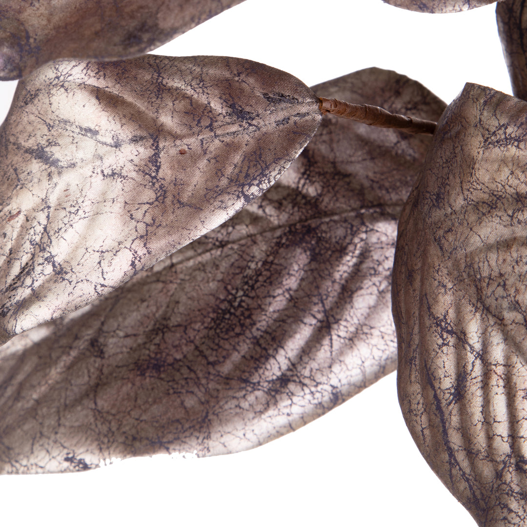 Pezzi 12 • Foglie magnolia in ramo • H 94 cm