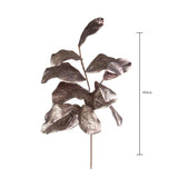 Pezzi 12 • Foglie magnolia in ramo • H 94 cm