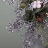 Pezzi 12 • Ramo bosso con glitter • H 63 cm