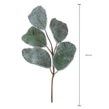 Pezzi 12 • Ramo magnolia con cristalli e glit • H 63 cm