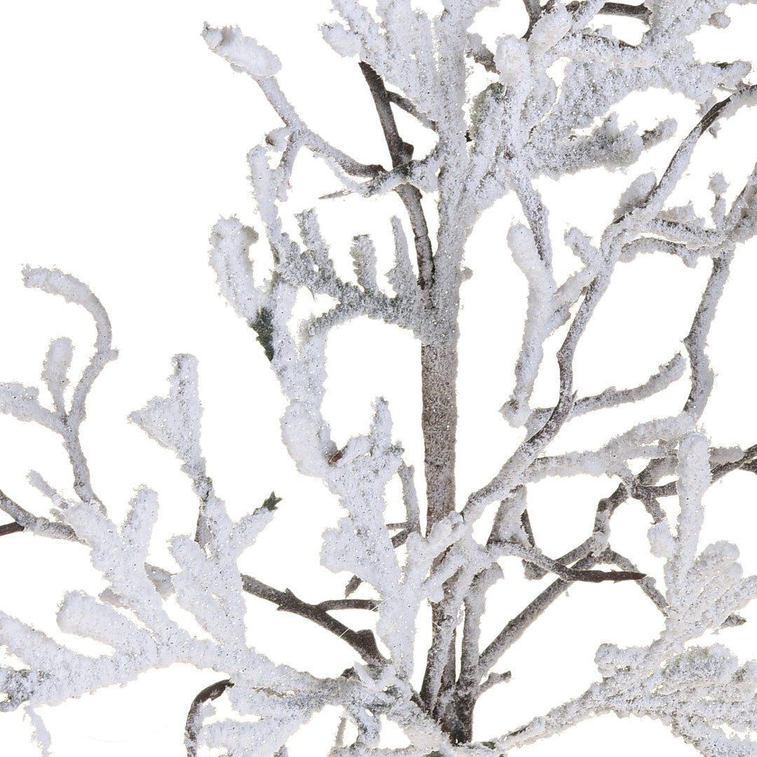 Pezzi 12 • Ramo con neve • H 50 cm
