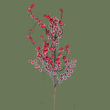 Pezzi 12 • Ramo ilex con ghiaccio • H 70 cm