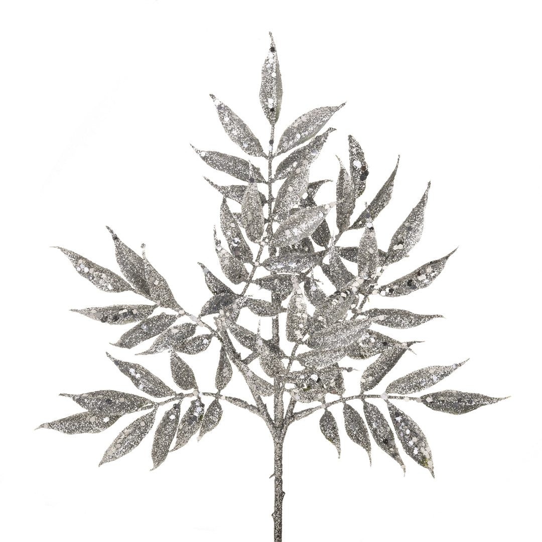 12 Pezzi • Ruscus con Glitter • 32