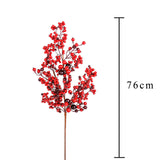 3 Pezzi • Tralcio bacche e ilex • 76 cm