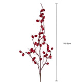 12 Pezzi •  Ramo con Bacche Rosa Canina  • 89 cm