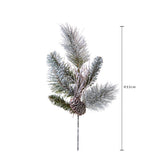 Pezzi 24 • Pino con neve t. • H 33 cm