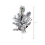 Pezzi 12 • Pino con neve t. • H 48 cm