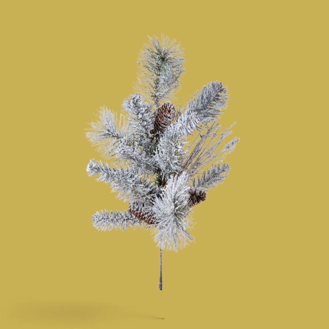 Pezzi 12 • Pino con neve t. • H 48 cm