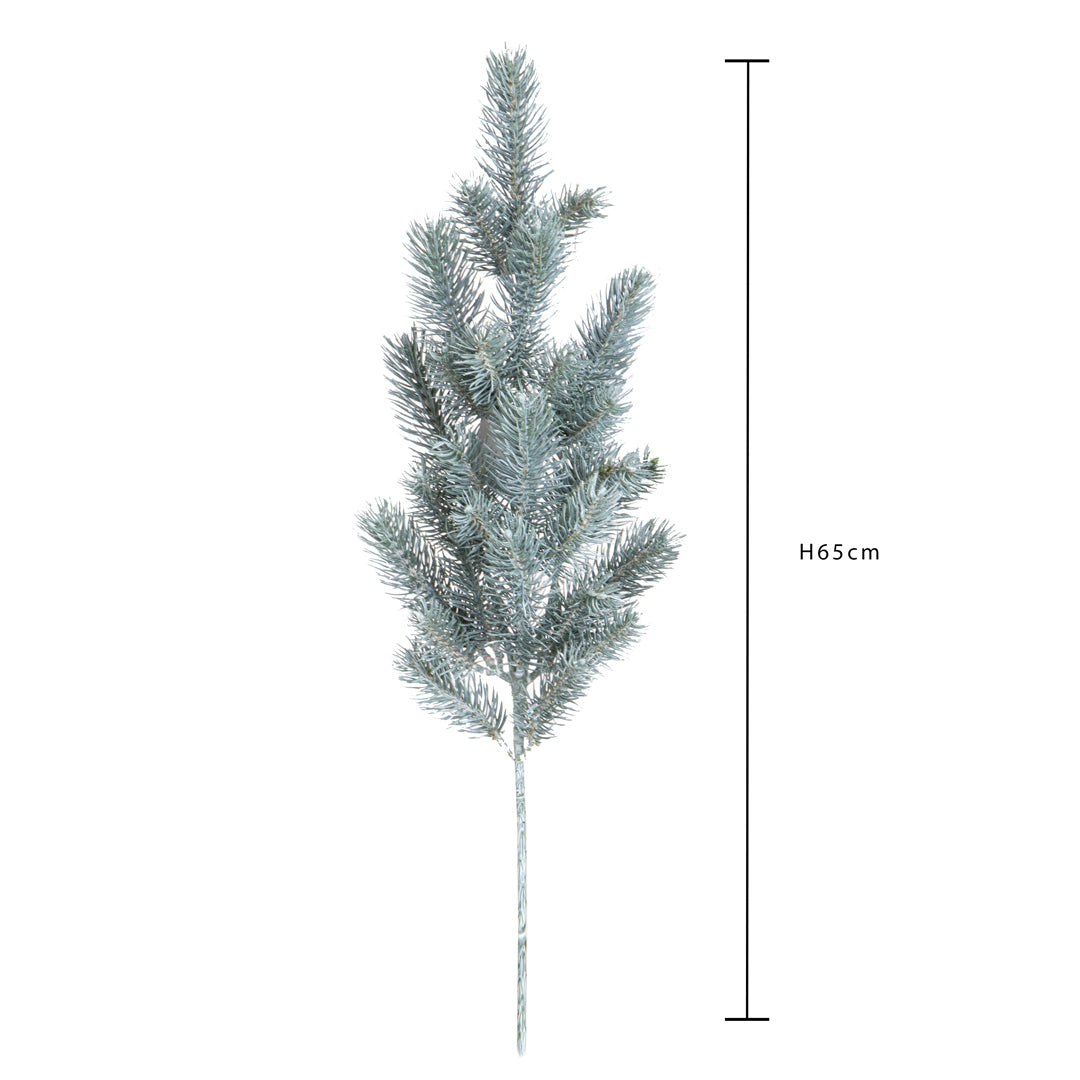 Pezzi 12 •Abete ramo 28 tips • H 65 cm