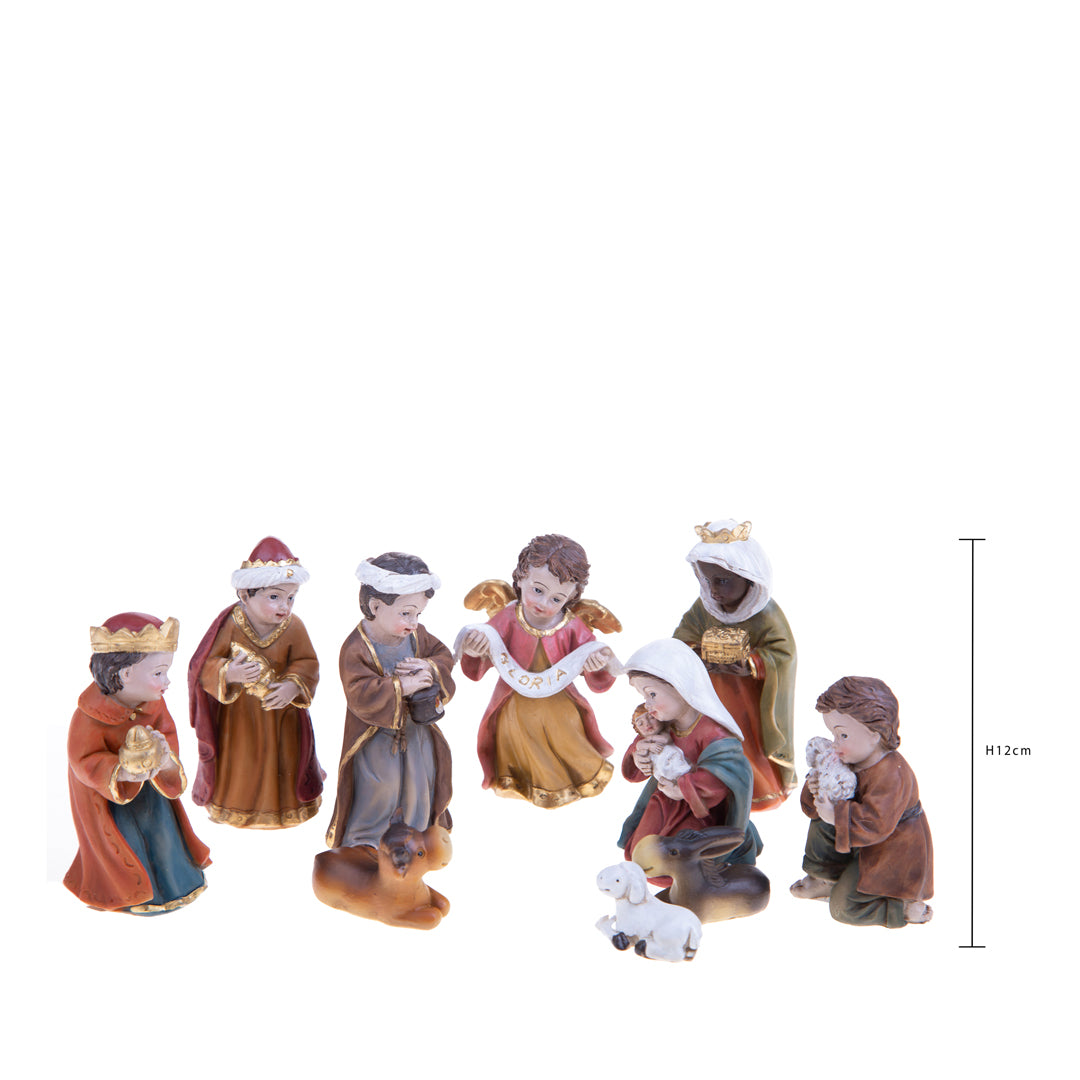 Natività 10 pezzi • 12 cm