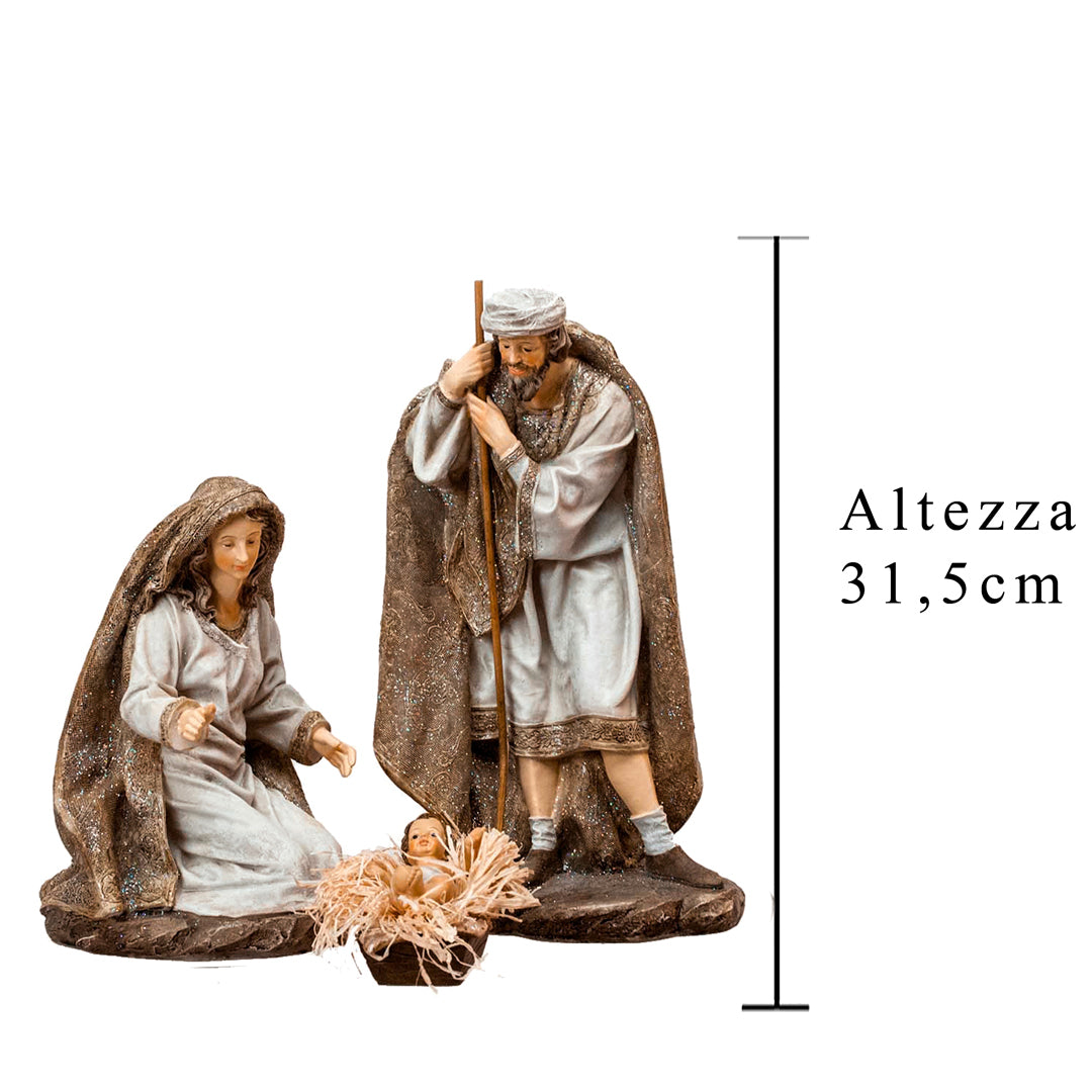 Nativita' 3 pz • H 31,5 cm