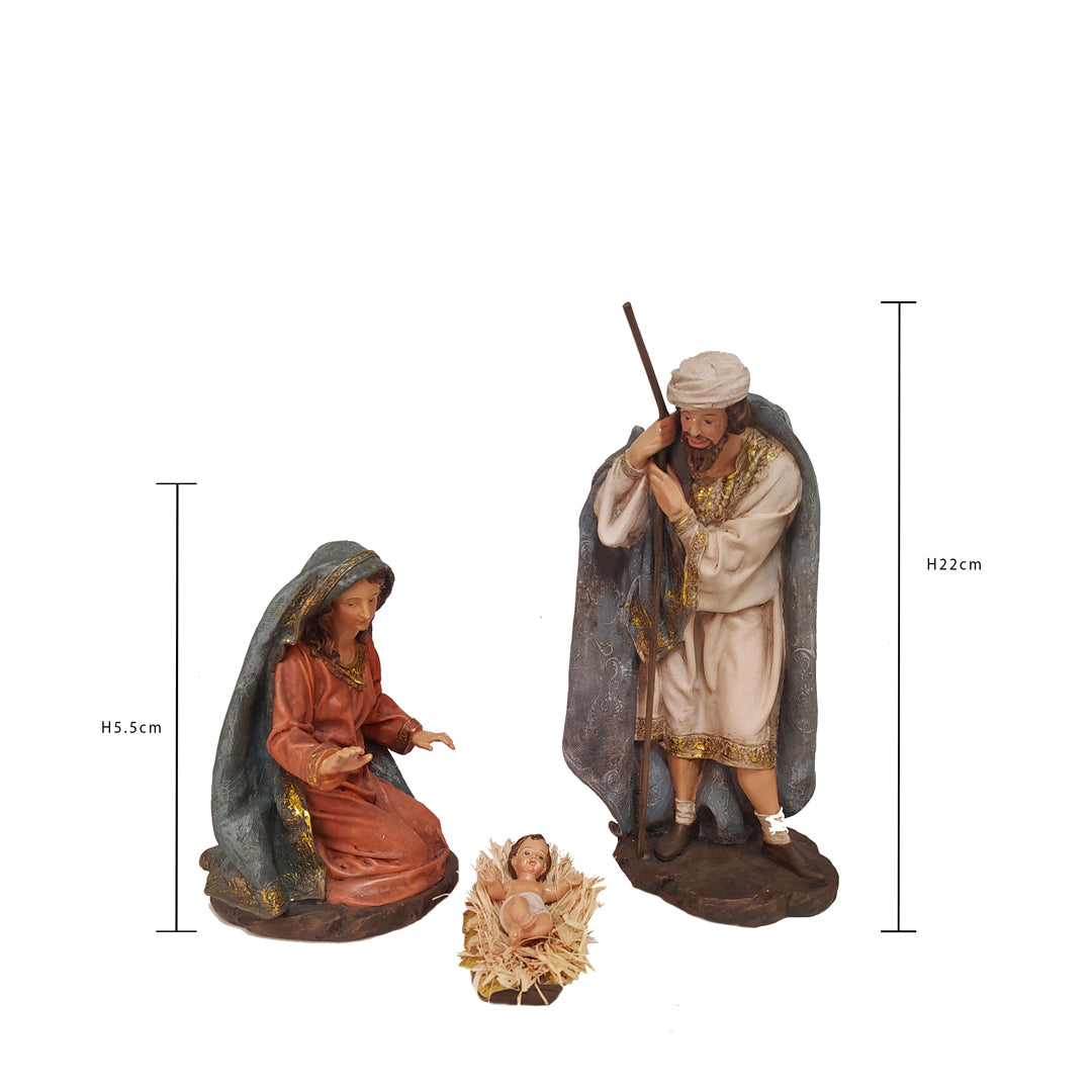 Nativita' 3 pz • H 31,5 cm