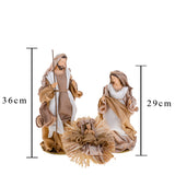 Natività 3 pz • H 36,2 cm
