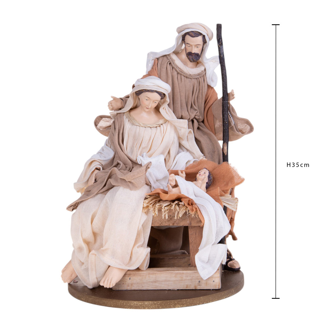 Natività con base • H 35 cm