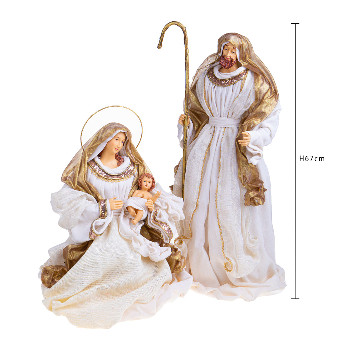 Natività 2 pz • H 67 cm