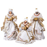 Set e 3 re magi con doni • 36 cm