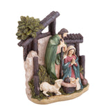 2 Pezzi • Natività con palma • 16 cm