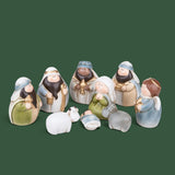 Nativita' 9 pz conAnimali e re magi • H 11 cm