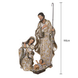 Nativita'x3 barocco con specchi • H 45,5 cm