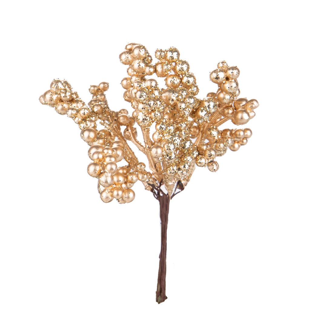 12 Pezzi • Pick con bacche • 15 cm