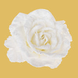 Pezzi 24 • Rosa con clip nevicata • H 5 cm