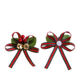 Pezzi 24 • Fermapacco con fiocco e campanelle • H 7 cm