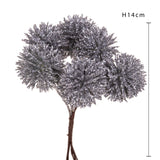 24 Pezzi •  Pick con Echinops per 6 fiori  • 14 cm