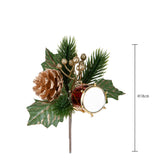 Pezzi 12 • Pick natale con tamburo • H 18 cm