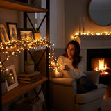 Maxi led 25 mt 250 led con flash est. • H 2500 cm