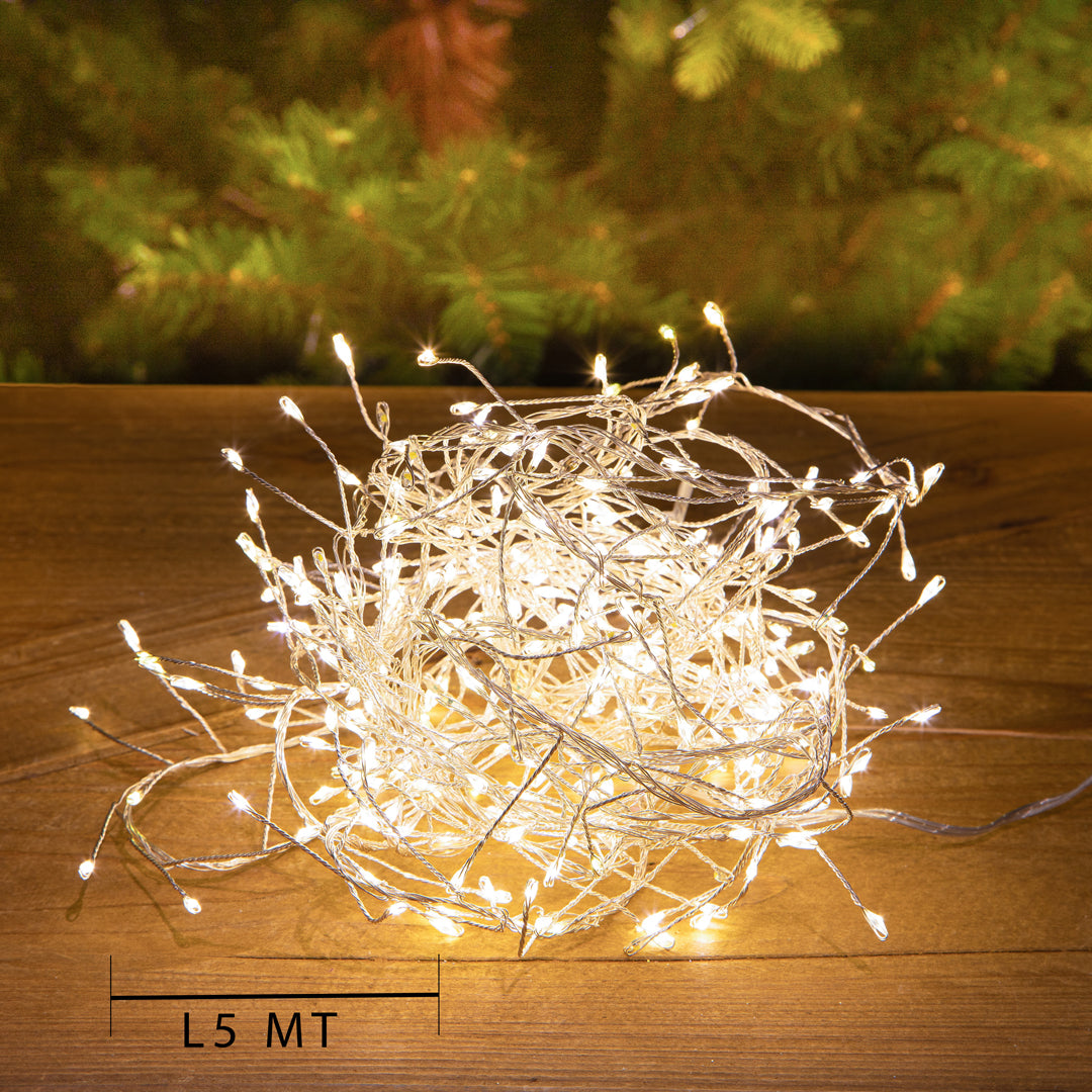 Ghirlanda 300 leds 5 mt est. • H 500 cm
