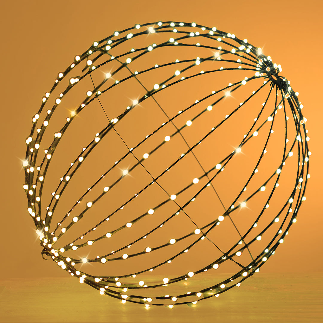 Sfera raggi con 700 led est • H 40 cm