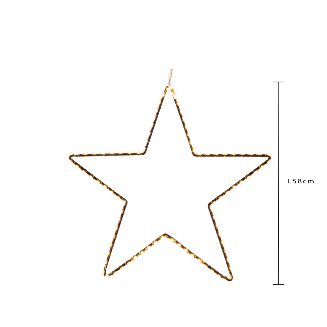 Stella 196 microled dm 58 uso est • H 58 cm