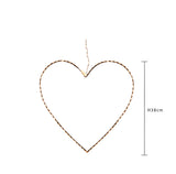Cuore microled dm uso da esterno • H 38 cm