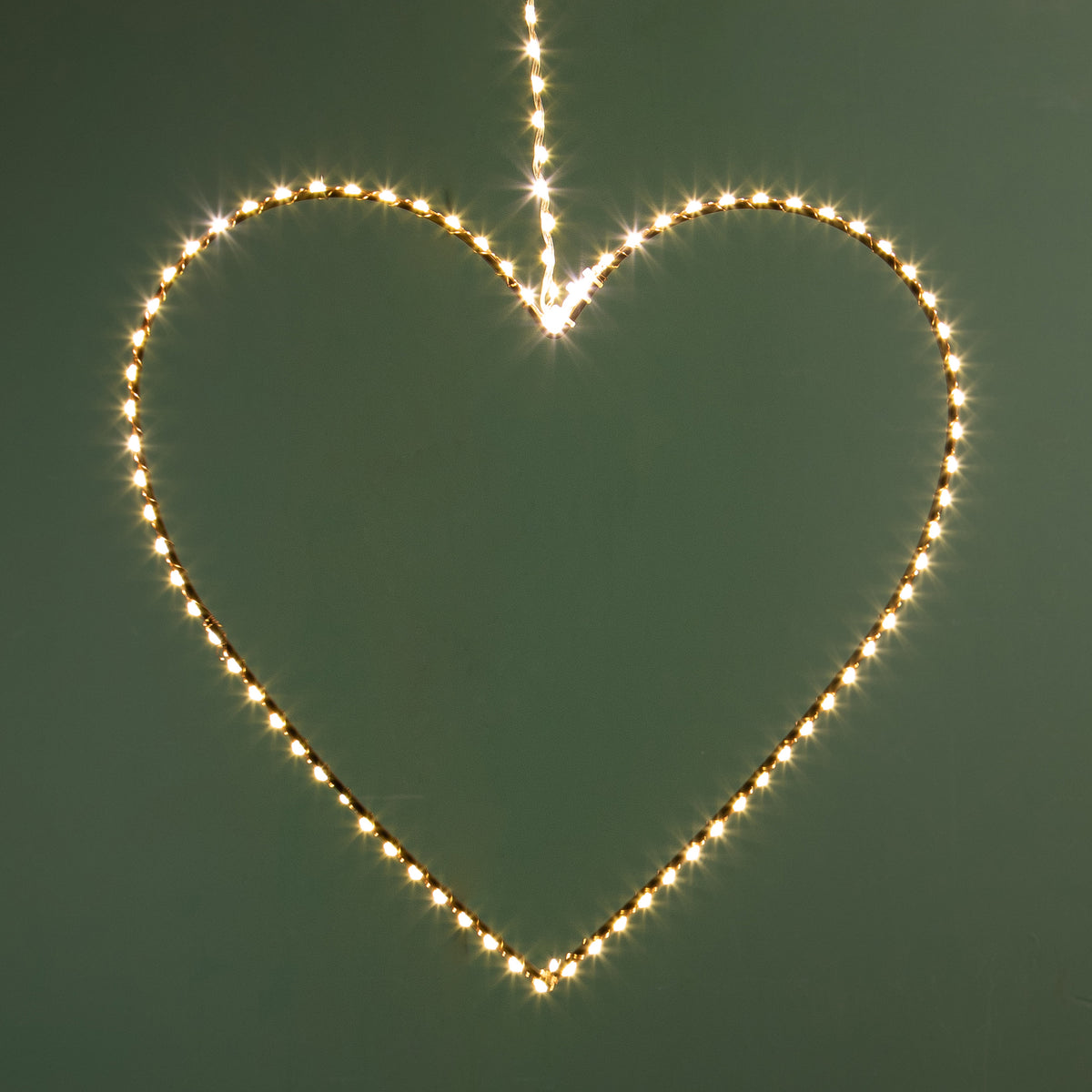 Cuore microled dm uso da esterno • H 38 cm