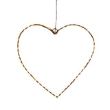 Cuore microled dm uso da esterno • H 20 cm