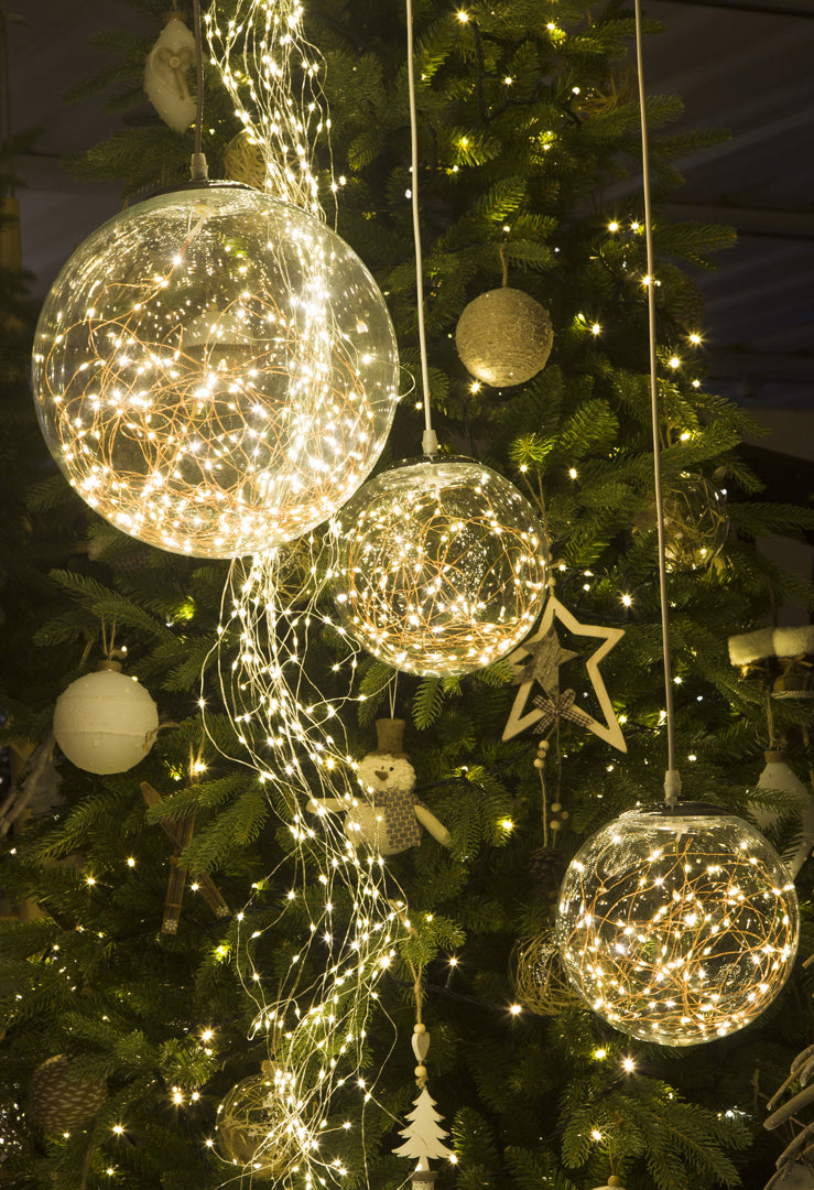 Sfera con led da esterno . • H 30 cm