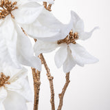 Pezzi 6 • Ramo poinsettia • H 106 cm