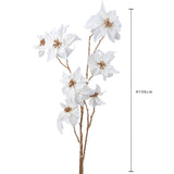 Pezzi 6 • Ramo poinsettia • H 106 cm