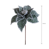 Pezzi 12 • Ramo poinsettia • H 54 cm