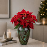 Pezzi 12 • Stella natale velluto • H 35 cm