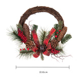 Corona Willow con stelline  • 8 cm