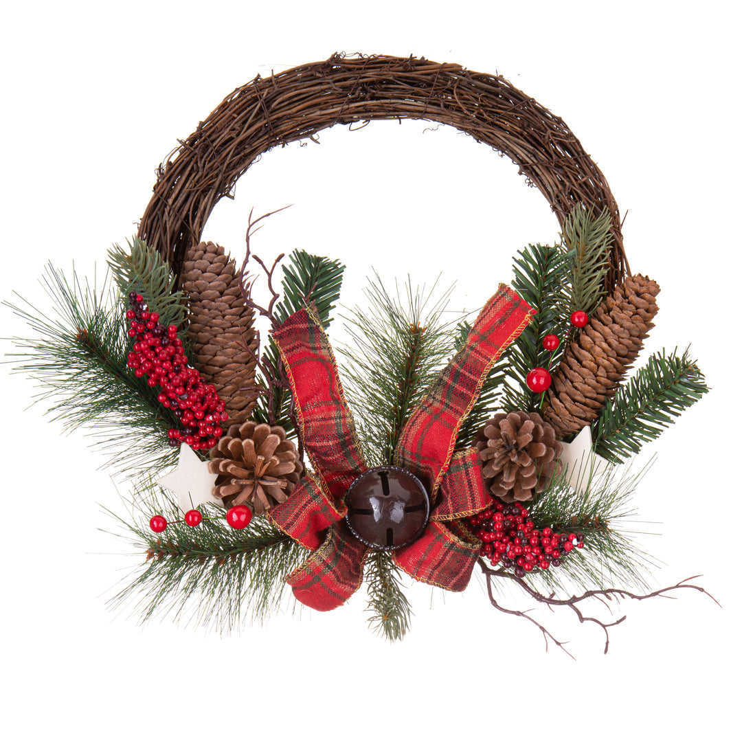 Corona Willow con stelline  • 8 cm