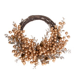 Corona bacche e foglie • H 11 cm