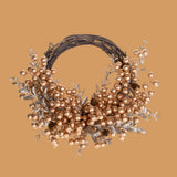 Corona bacche e foglie • H 11 cm