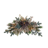 Sopraporta con ilex e pigne • H 22 cm