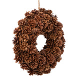 Corona con pigne bifacciale • H 32 cm