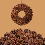 Corona con pigne bifacciale • H 40 cm