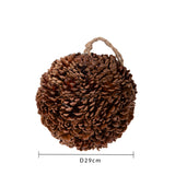 Sfera con pigne naturali • H 29 cm